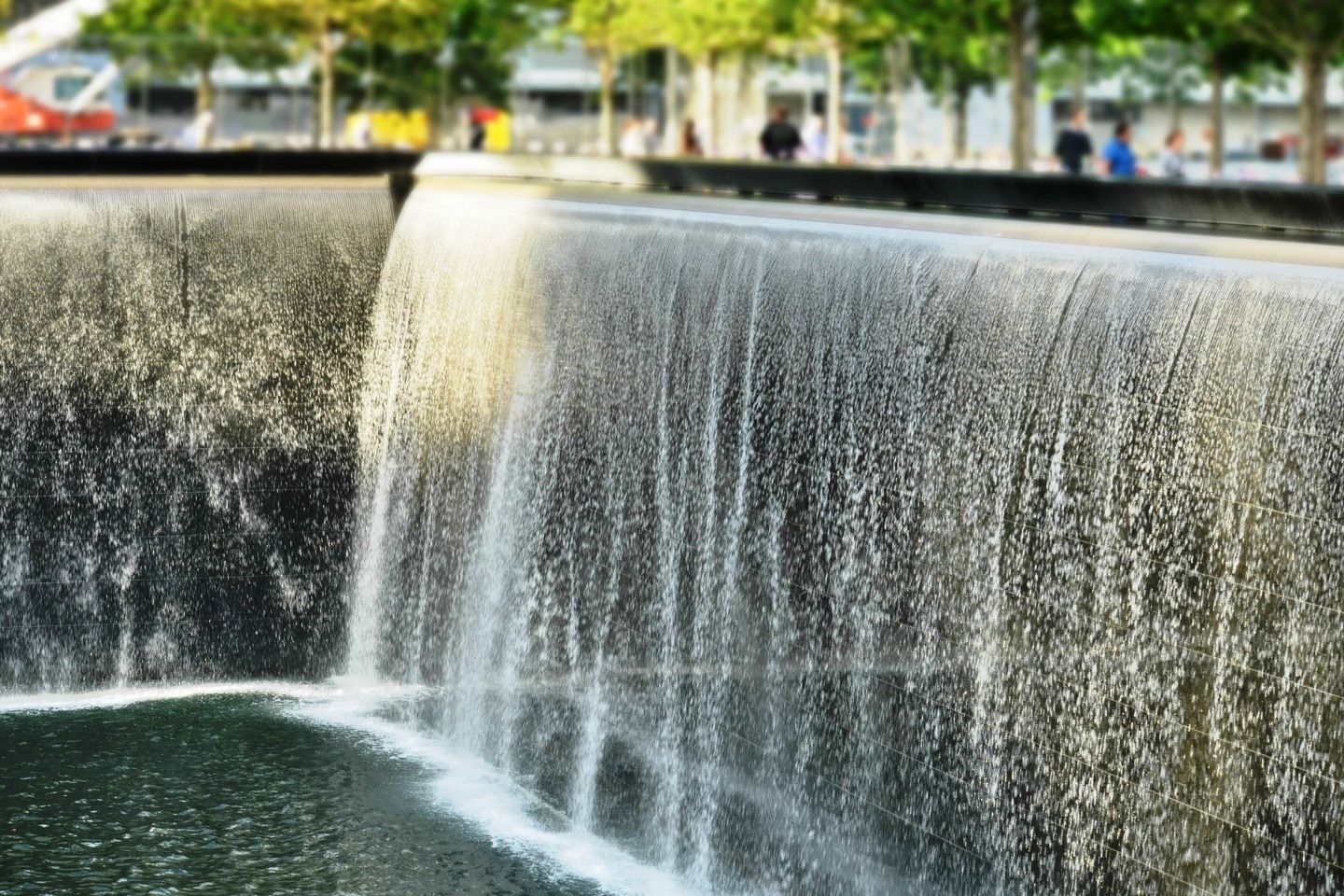 9/11 New York City Trade Center Fountain. Downloaded free from Pixabay.com